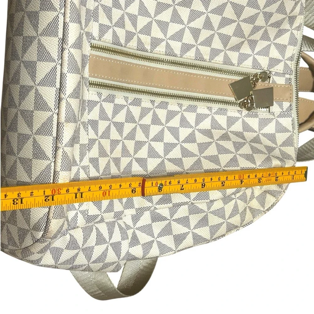 Backpack Satchel Shoulder Bag Purse with Wallet‎ Cream White